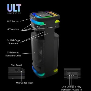 اسپیکر بلوتوثی قابل حمل سونی مدل Sony SRS-ULT1000  با گارانتی 24 ماهه زرین الکترونیک