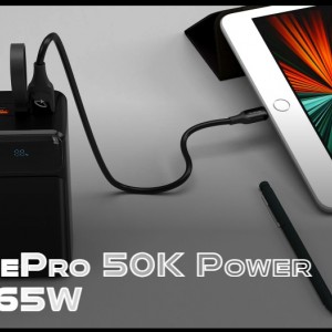 پاوربانک ۵۰هزار ۶۵وات فست شارژ گلتیج    Goaltage 50000mAh 65w PowerBank PB05