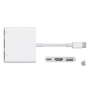 مبدل USB-C به Digital AV اورجینال اپلApple USB-C DIGITAL AV MultiPort Adaptor A2119 MUF82ZM/A