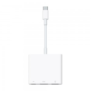 مبدل USB-C به Digital AV اورجینال اپلApple USB-C DIGITAL AV MultiPort Adaptor A2119 MUF82ZM/A