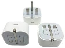 آداپتور اورجینال اپل 20 وات Apple USB-C POWER ADAPTER A2344 MUVT3B/A USB-C 3Pin