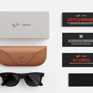 عینک هوشمند ری بن متا مدل وایفارر رنگ مشکی براق با عدسی سبز RAY-BAN META WAYFARER RW4008 سایز 53mm