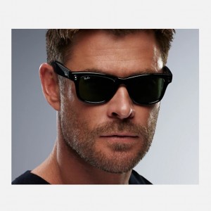 عینک هوشمند ری بن متا مدل وایفارر رنگ مشکی براق با عدسی سبز RAY-BAN META WAYFARER RW4008 سایز 53mm