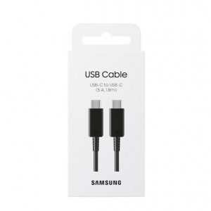 کابل تبدیل USB-C به USB-C سامسونگ Samsung USB Cable 5A 1.8m EP-DX510