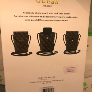 کیف موبایل اورجینال برند گس Guess به همراه بند و جاکارتی