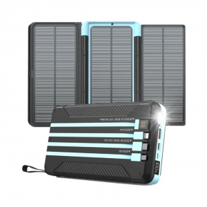 پاور بانک خورشیدی پاورولوژی ظرفیت 16000 مدل Powerology pp070