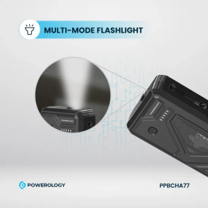پاوربانک خورشیدی پاورولوژی Powerology 27000mAh Solar Power Bank PPBCHA77