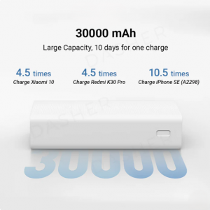 پاوربانک شیائومی ظرفیت 30000 میلی آمپر مدل Mi Power Bank 3 30000mAh PB3018ZM