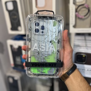 قاب برند YOUNGKIT آکواریومی مدل ASIA مناسب برای آیفون 16 پرو مکس IPHONE 16 PRO MAX