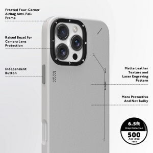 قاب برند YOUNGKIT مگ سیف دار مدل SIMPLE MATTE  مناسب برای آیفون 16 پرو مکس  IPHONE 16 PRO MAX