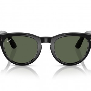عینک هوشمند ری بن متا مدل هدلاینر رنگ مشکی براق با عدسی سبز RAY-BAN META HEADLINER RW4009F سایز 51mm