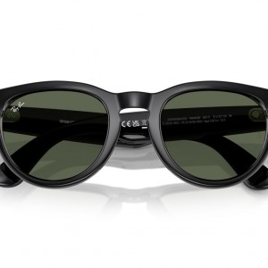 عینک هوشمند ری بن متا مدل هدلاینر رنگ مشکی براق با عدسی سبز RAY-BAN META HEADLINER RW4009F سایز 51mm