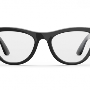 عینک هوشمند ری بن متا مدل اسکایلر رنگ مشکی براق با عدسی شفاف RAY-BAN META Skyler Clear RW4010 سایز 52mm