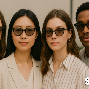 عینک هوشمند ری بن متا مدل اسکایلر مشکی براق با عدسی سبز RAY-BAN META SKYLER RW 4010  سایز 52mm