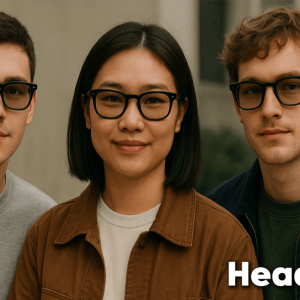عینک هوشمند ری بن متا مدل اسکایلر رنگ مشکی براق با عدسی شفاف RAY-BAN META Skyler Clear RW4010 سایز 52mm
