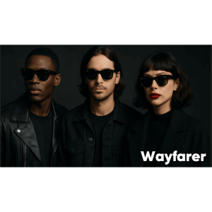 عینک هوشمند ری بن متا مدل هدلاینر رنگ جین (آبی) براق با عدسی قرمز خاکی پلاریزه RAY-BAN META HEADLINER RW4009 سایز 50mm