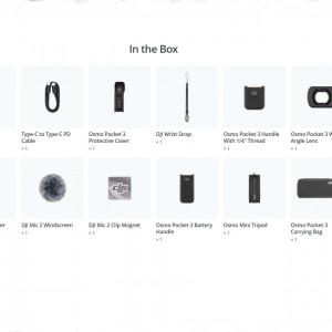 دوربین فیلم برداری دی جی آی مدل اسمو پاکت 3 کمبو DJI OSMO POCKET 3 Creator Combo