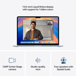 لپ تاپ اپل مک بوک ایر 13.6 اینچ M4 (8C-10C) ظرفیت 16/256 گیگابایت مدل Apple MacBook Air 13.6-inch M4 2025