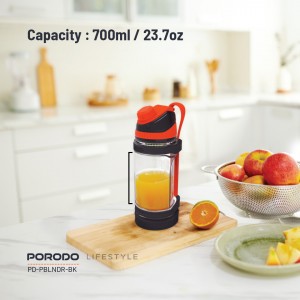 مخلوط کن و شیکر شارژی قابل حمل پرودو Porodo Dual Spin Clockwise & Reverse Portable Blender