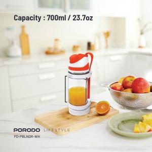 مخلوط کن و شیکر شارژی قابل حمل پرودو Porodo Dual Spin Clockwise & Reverse Portable Blender