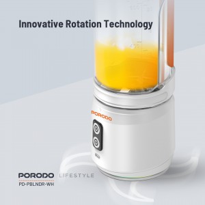 مخلوط کن و شیکر شارژی قابل حمل پرودو Porodo Dual Spin Clockwise & Reverse Portable Blender