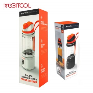 مخلوط کن و شیکر شارژی قابل حمل پرودو Porodo Dual Spin Clockwise & Reverse Portable Blender