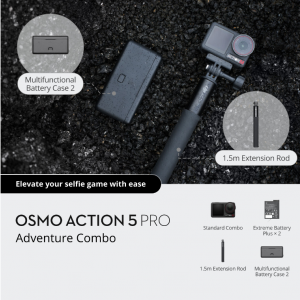 دوربین اکشن دی جی آی DJI Osmo Action 5 Pro Adventure Combo