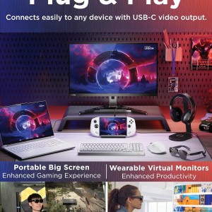 عینک هوشمند لنوو لژیون نسل دوم Lenovo Legion Glasses Gen 2