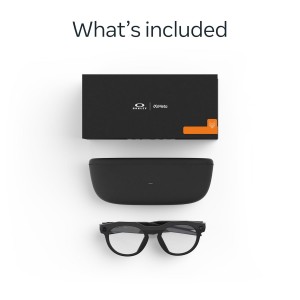 عینک هوشمند اوکلی متا رنگ مشکی با عدسی شفاف OAKLEY META HSTN 00W8002