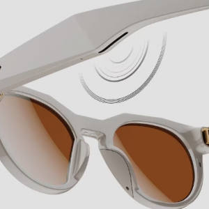 عینک هوشمند اوکلی متا رنگ مشکی با عدسی ترنزیشن انتقالی از شفاف به بنفش ارغوانی OAKLEY META HSTN 00W8002