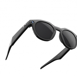 عینک هوشمند اوکلی متا رنگ مشکی با عدسی پریزم مشکی پلاریزه OAKLEY META HSTN 00W8002