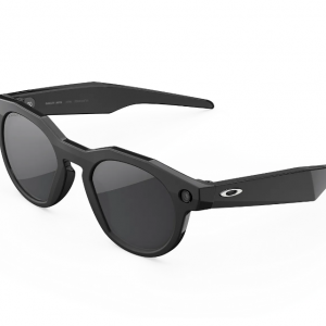 عینک هوشمند اوکلی متا رنگ مشکی با عدسی پریزم مشکی پلاریزه OAKLEY META HSTN 00W8002