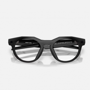 عینک هوشمند اوکلی متا رنگ مشکی با عدسی پریزم مشکی پلاریزه OAKLEY META HSTN 00W8002