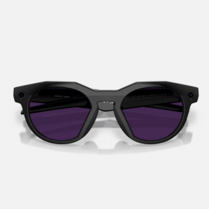 عینک هوشمند اوکلی متا رنگ مشکی با عدسی پریزم مشکی پلاریزه OAKLEY META HSTN 00W8002