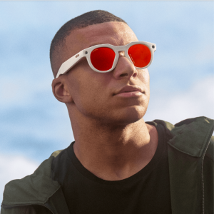 عینک هوشمند اوکلی متا رنگ مشکی با عدسی پریزم مشکی پلاریزه OAKLEY META HSTN 00W8002