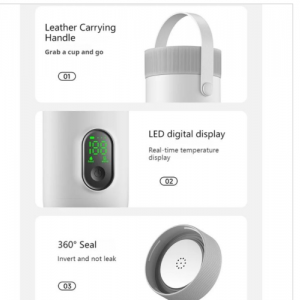 کتری برقی دیجیتال همراه یا سفری Rechargeable Kettle RK-3