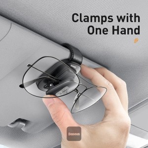 نگهدارنده عینک خودرو بیسوس مدل  Baseus Platinum Vehicle Eyewear Clip ACYJN-B01
