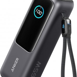 پاوربانک انکر ۲۵۰۰۰ میلی آمپر ۱۶۵ وات Anker Zolo PowerBank 25K 165W Built-In USB-C مدل A1695