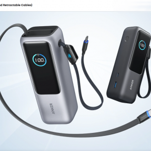 پاوربانک انکر ۲۵۰۰۰ میلی آمپر ۱۶۵ وات Anker Zolo PowerBank 25K 165W Built-In USB-C مدل A1695