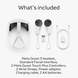 هدست واقعیت مجازی متا کوئست Meta Quest 3 – 512GB 4K