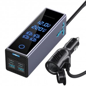 اینورتر خودرو پاورولوژی Powerology 300W Power Inverter PWC044 با توان 300 وات