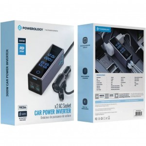 اینورتر خودرو پاورولوژی Powerology 300W Power Inverter PWC044 با توان 300 وات
