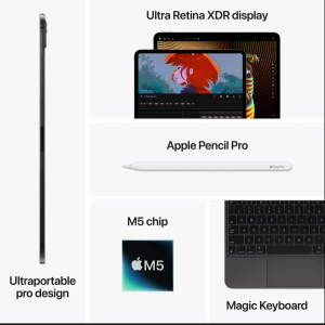 تبلت اپل مدل iPad Pro 13″ M5 2025 (WiFi) حافظه 256 و رم 12 گیگابایت – آیپد پرو 13 اینچ 2025 وای فای