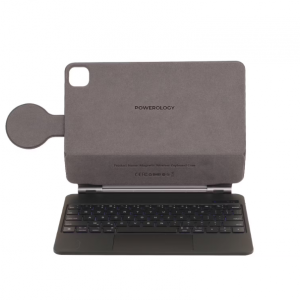 کیبورد تبلت پاورولوژی  آیپد 11 اینچ 2024 اپل Powerology DynaBoard به همراه پایه نگهدارنده MagSafe برای اپل آیپد11 اینچی (M4)