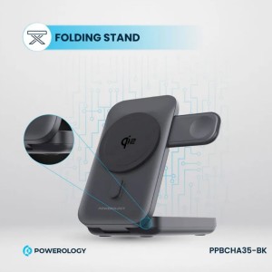 پاوربانک پاورولوژی مدل PPBCHA35-BK ظرفیت 10000 میلی آمپر ساعت