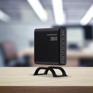 پاور بانک رو میزی پاورولوژی Powerology Volt-X GaN 300W Smart Desktop Charger