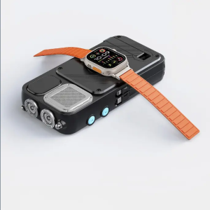 پاوربانک خورشیدی 16000 و اسپیکر بلوتوث پاورلوژی Powerology Solar Power Bank With FM Radio Speaker lights PP049