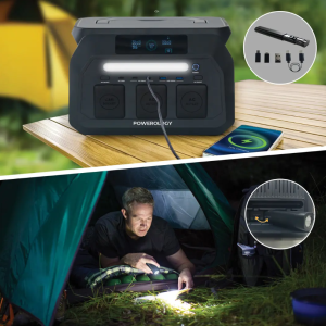 پاوراستیشن 800 وات پارولوژی Powerology Dynamic 800W Portable Power Station PWP800WBK