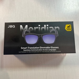 عینک هوشمند JBQ با قابلیت ترجمه چند حالته پخش موسیقی و لنزهای الکترو کرومیک تغییر رنگ دهنده
