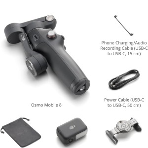 پایه نگهدارنده لرزشگیر یا گیمبال گوشی موبایل دی جی آی  مدل  Gimbal Stabilizer DJI OSMO MOBILE 7P